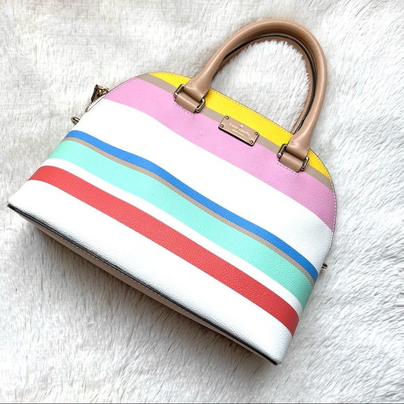 Kate Spade Multicolor Striped Satchel - Picture 2 of 12